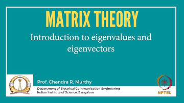 Introduction to eigenvalues and eigenvectors