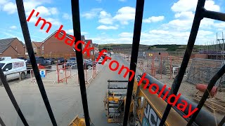 Telehandler driving at work Time lapse Vlog ep #27