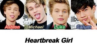 5SOS - Heartbreak Girl (Color Coded Lyrics)