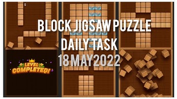 block jigsaw puzzle game daily task today /solved/ 18 May 2022#blockjigsawpuzzle #dailytasks