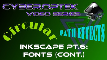 Introduction to Inkscape Pt. 6: Curving/Editing Fonts and Path Effects