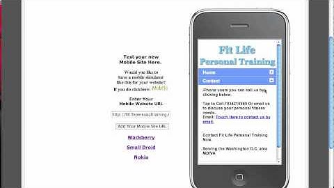 Mobile Phone Simulator Demo for your website