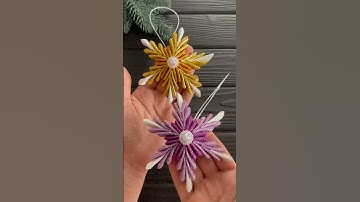 Wow! Easy SnowFlakes Christmas decoration 2024 Tutorial