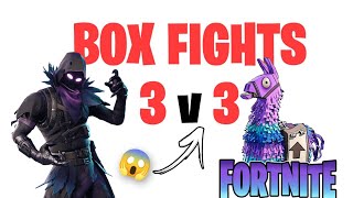 3v3 box fight code FORTNITE! 😱