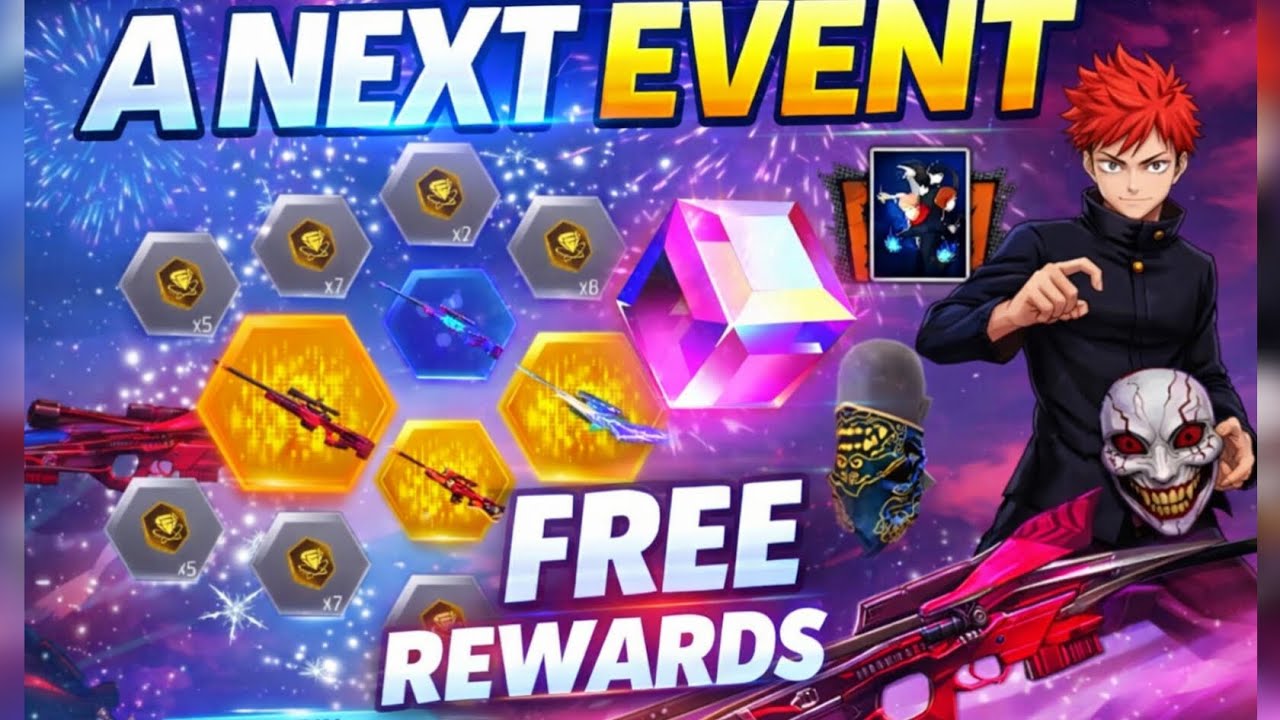 🔥 FREE FIRE NEXT EVENT 🔥 | AWM + Sky Dive Skin FREE? 😱🎁