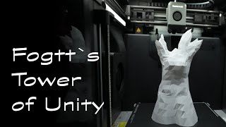 Fogtt`s Tower of Unity - 3D printed lamp [timelapse]