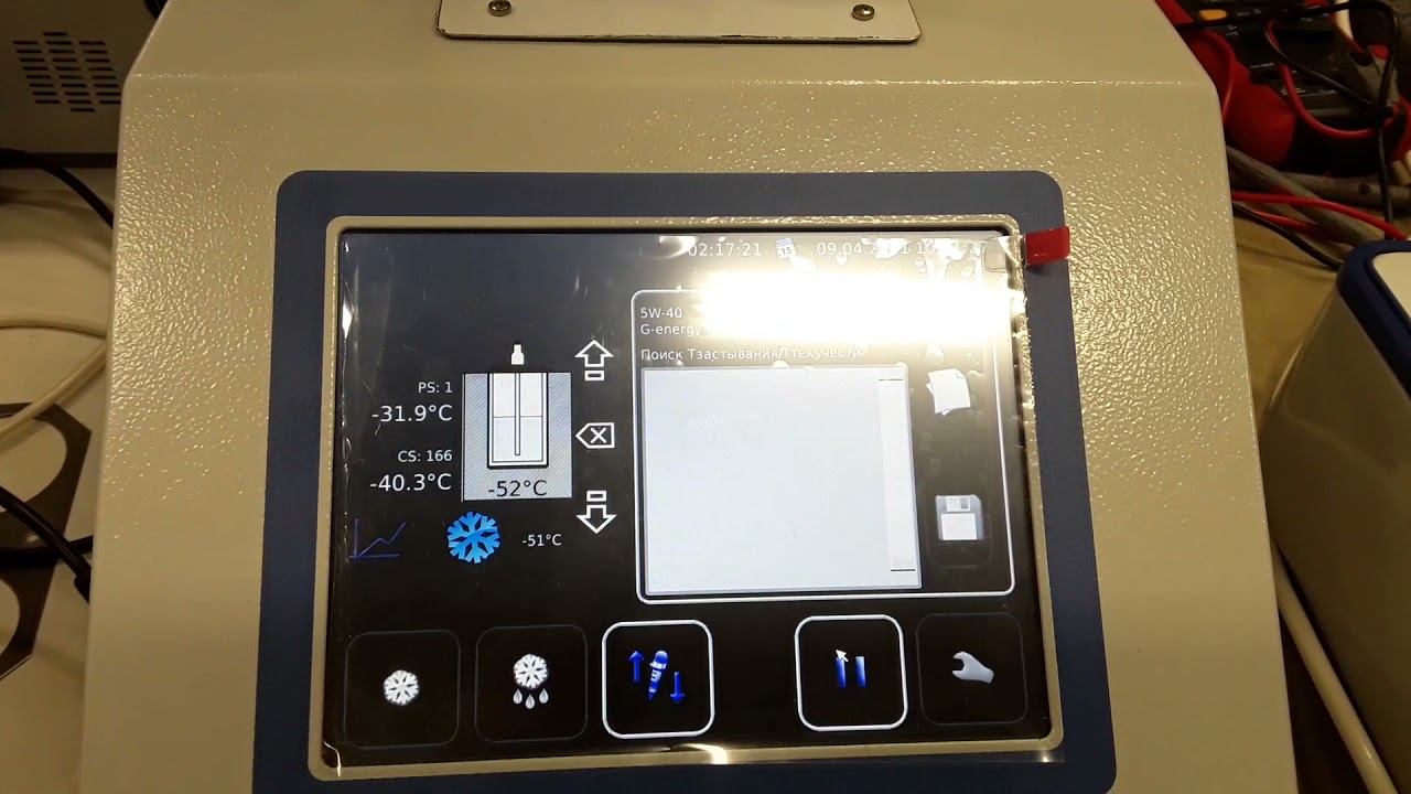 G-Energy F SYNTH 5W-40 темература застывания