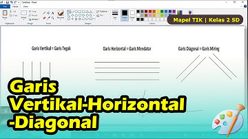 Garis Vertikal, Horizontal, dan Diagonal | Kelas 2