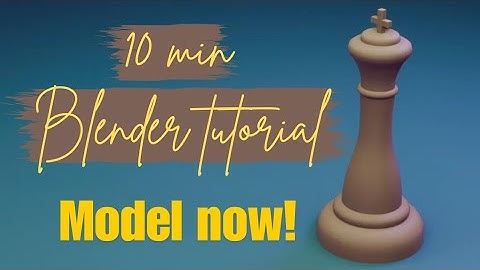 How to model the king chess piece || Blender 3d modelling|| Modelling in 10 min || Itex