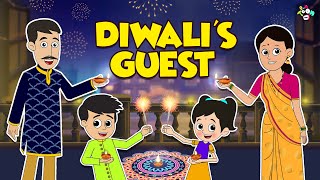 Diwali's Special Guest | Happy Diwali | Animated Stories | English Cartoon | Stories | PunToon Kids