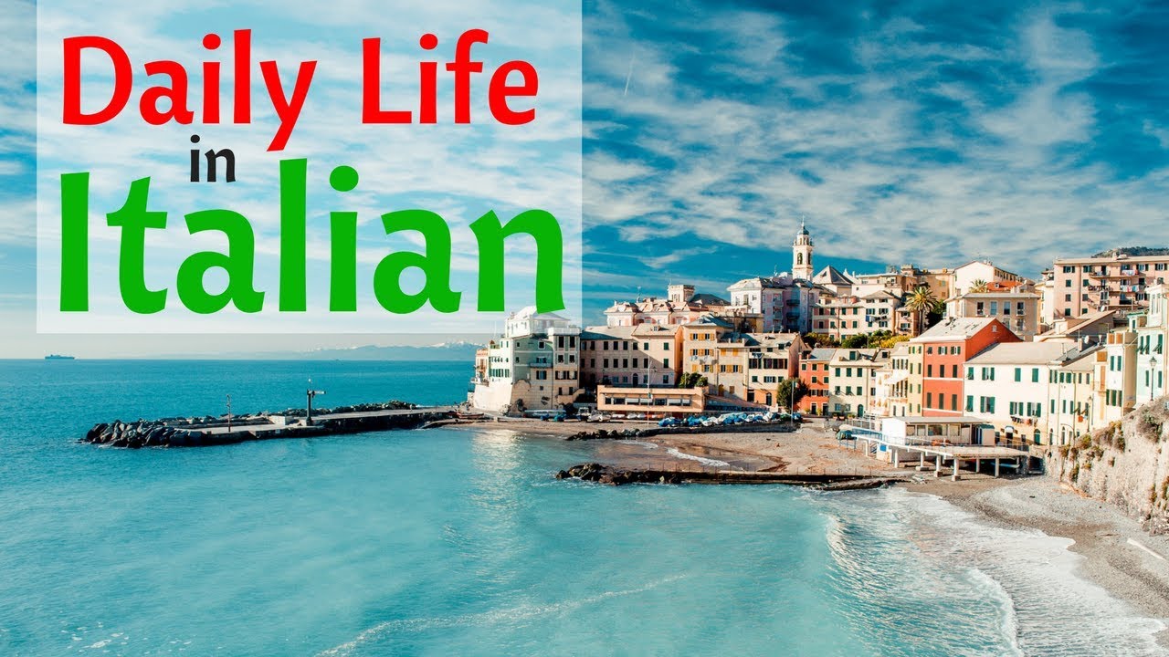 Learn Italian For Daily Life 😎130 Daily Italian Phrases 👍 English Italian