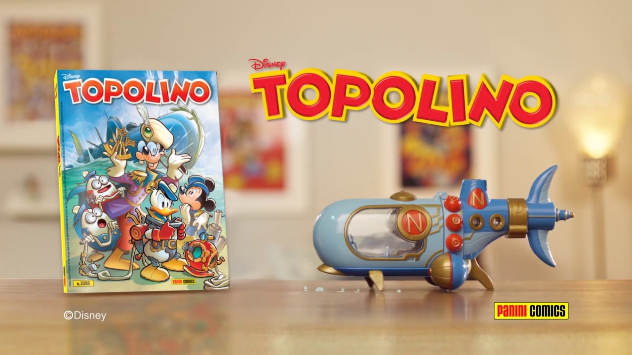 Topolino presenta il Nautilus di Capitano