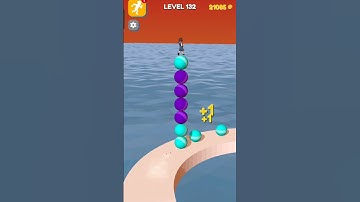 Stack Rider Gameplay Walkthrough Level 132 #shorts #gaming #ytshorts