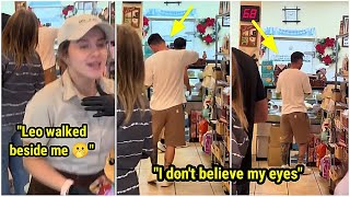 Lionel Messi casually walking down the stores in Miami has employees in SHOCK 😂❤️