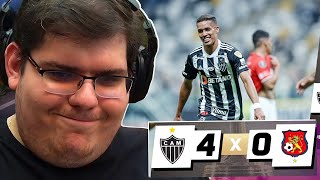 CASIMIRO REAGE A ATLÉTICO MINEIRO 4X0 CARACAS | MELHORES MOMENTOS | LIBERTADORES 2024 #casimiro