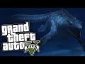 Monster Laut Mosasaurus Mod | GTA 5 Momen Lucu (Bahasa Indonesia)