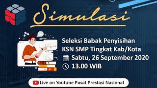 INFO TERBARU | APLIKASI KSN SMP 2020 - PUSAT PRESTASI NASIONAL - PUSPRESNAS - SOLUSI DAN PELAKSANAAN screenshot 3