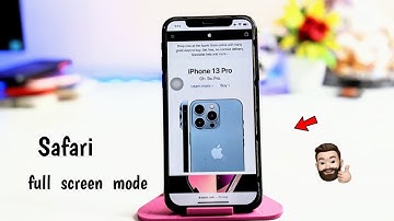 How to get Full screen mode in Safar Browser || ios 12, 13, 14, 15 😍