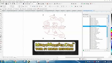 Corel Draw Tips & Tricks Macro Monster E-cut Find Duplicates