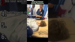Ranking Funniest Nursing Simulation #tiktok #usa #nursingstudent #simulation