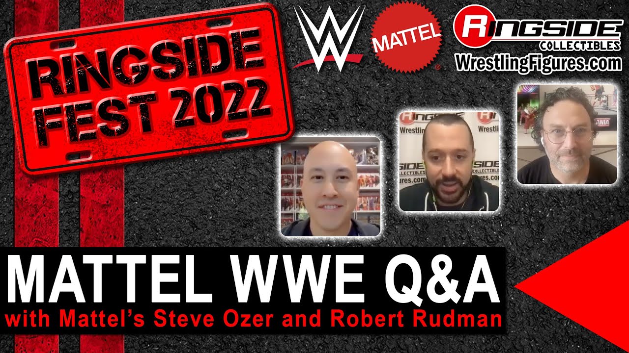 Rob Rudman Ringside Fest 2022 Part III: Mattel WWE Fan Q&A Session w/ Mattel's ...