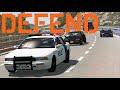 Police Motorcade Defense | BeamNG.drive