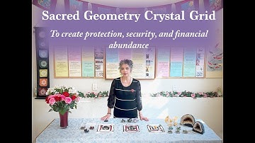 Sacred Geometry Crystal Grid