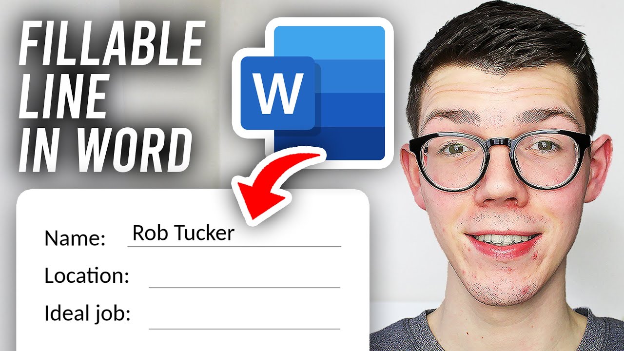 How To Make Fillable Lines In Word - Full Guide