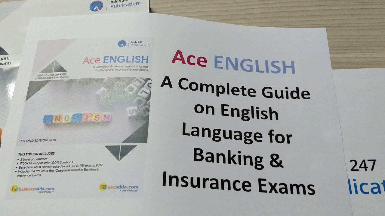 English Language Book For Banking and Insurance Exams ACE English