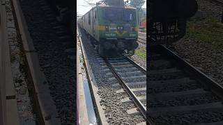 WAG 9 Malgadi Locomotive Lead Lalgola Passenger Train | Lalgola Train | Indian Railways | #shorts