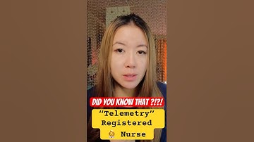Did you know that ?!?! Telemetry registered nurse