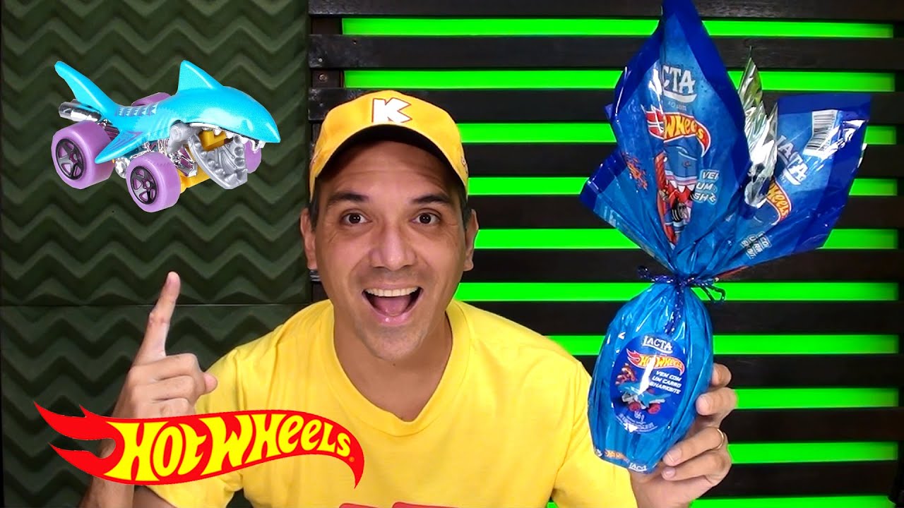 OVO DE PÁSCOA HOT WHEELS 2021 LACTA COM BRINDE CARRINHO SHARKBITE 