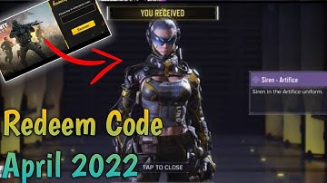 Call Of Duty Mobile Redeem Code 2022 | Codm Redeem Code 2022 | April 2022 Redeem Code Codm | Codm