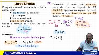 Juros Simples, Notas de aula Cálculo