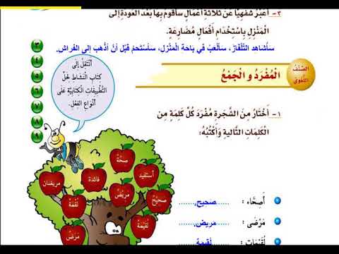 حل كتاب لغتي الصف الرابع الفصل الاول 1442