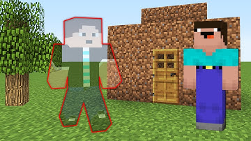 NOOB VS INVISIBLE PRO IN MINECRAFT 3 ! INVISIBILITY TROLLING TRAP FOR Minecraft Noob