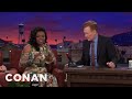 Ta’Rhonda Jones & Conan Make Plans To Go Clubbing - CONAN on TBS