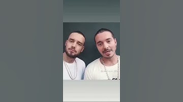 J Balvin junto a Liam Payne - IG stories