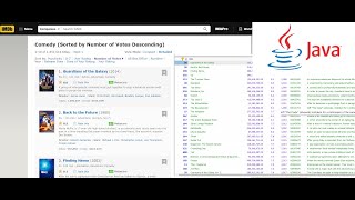 Download IMDB comedy data with Java. Part VI