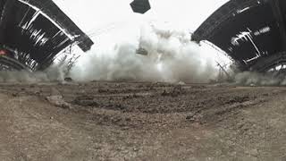 Texas Stadium demolition from inside!