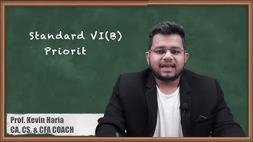 Standard VI(B) Priority of Transactions - Code of Ethics - Ethics