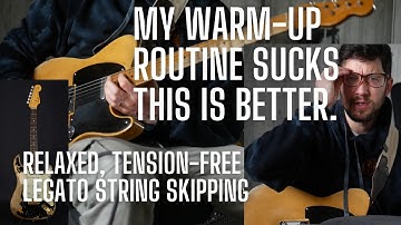 My Guitar Warmups Sucked - Until I Found This String Skipping Legato Line