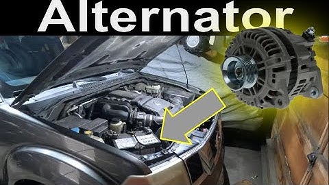 Nissan VQ40 Alternator Replacement! | Pathfinder/Xterra/frontier - 2005 Nissan Pathfinder