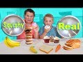 ULTIMATE SQUISHY FOOD VS. REAL FOOD CHALLENGE! Funny Surprise Squishy Collection!