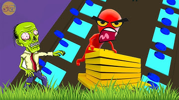 Stack Color Level 75 - Gameplay Walkthrough Android, iOS #Shorts