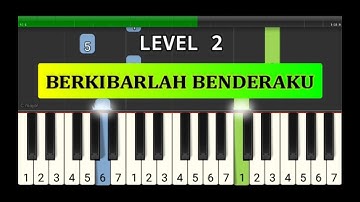 piano tutorial berkibarlah benderaku - lagu wajib nasional