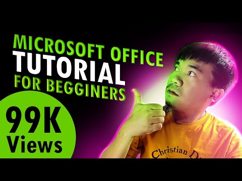 Microsoft Word Tutorial Tagalog Part#1