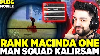Rank Maçinda One Man Squad Kalirsam