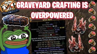 CRAFTING AN INSANE +2 ARROW ELEMENTAL BOW - DOUBLE FRACTURED SHAPER BLIZZARD CROWNS AND 19 RINGS.