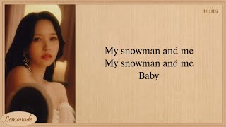 Mina - Snowman (Sia Cover) Lyrics